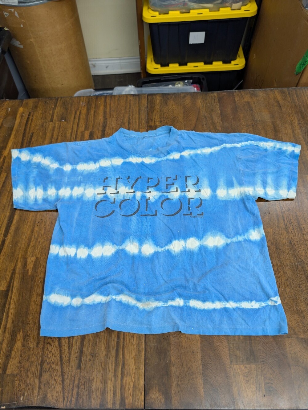 Hypercolor Vintage 90s Tie Dye T Shirt Heat Sensitive XL